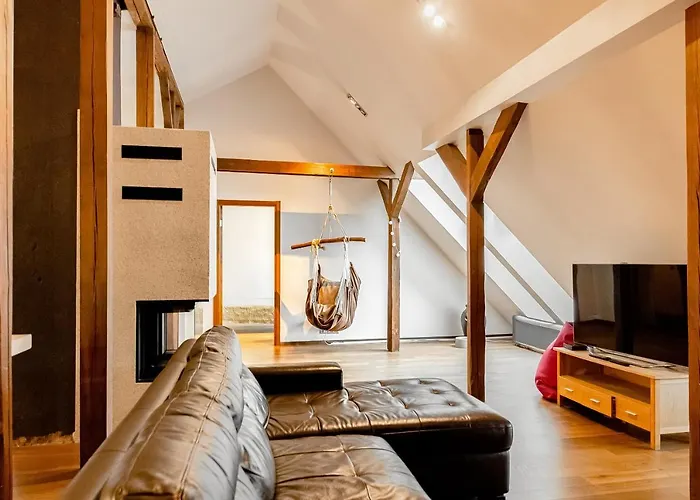 Stylish Mansard In Quite Center Riga